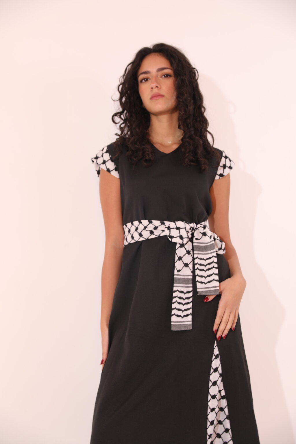 Modern Keffiyeh Dress