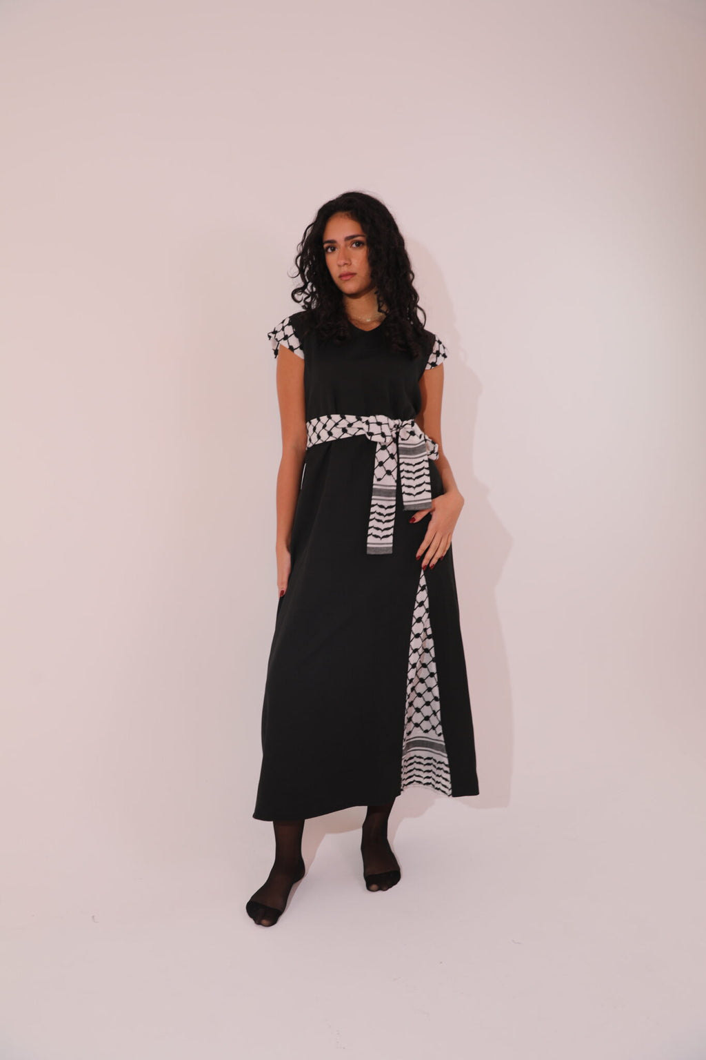 Modern Keffiyeh Dress