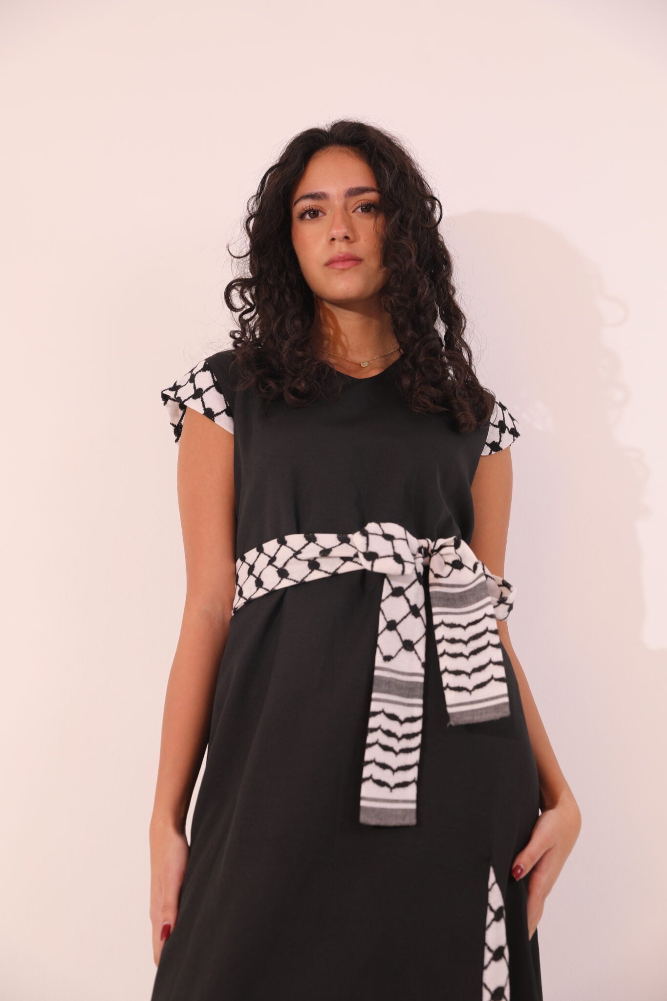 Modern Keffiyeh Dress