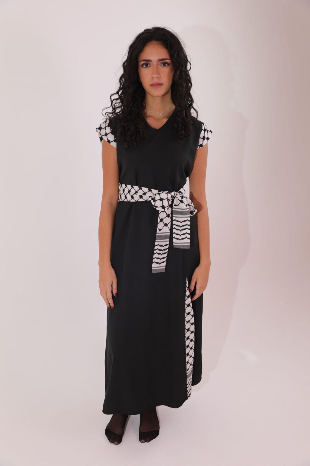 Modern Keffiyeh Dress