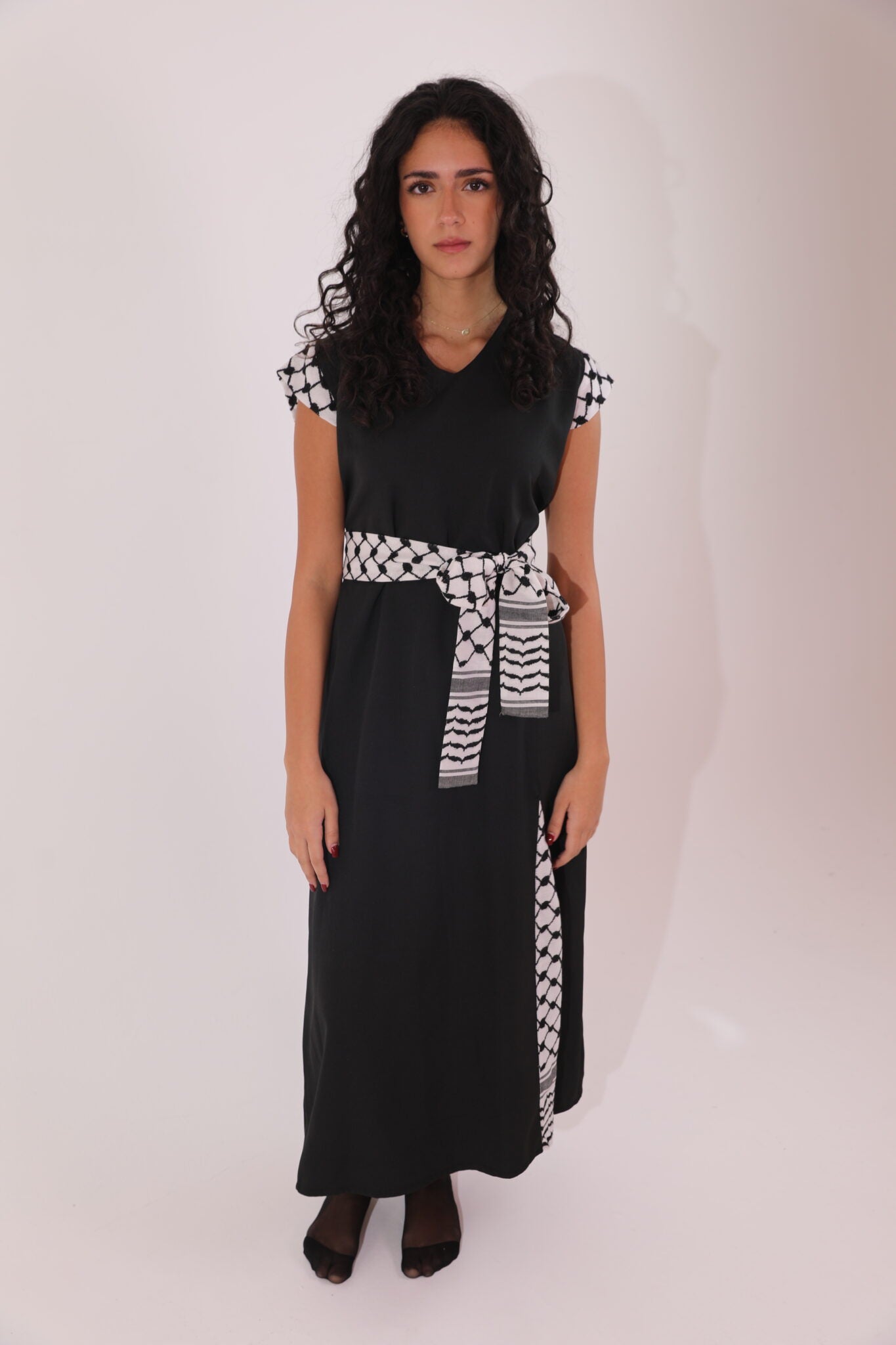 Modern Keffiyeh Dress