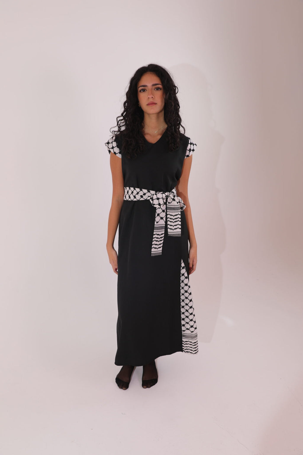 Modern Keffiyeh Dress