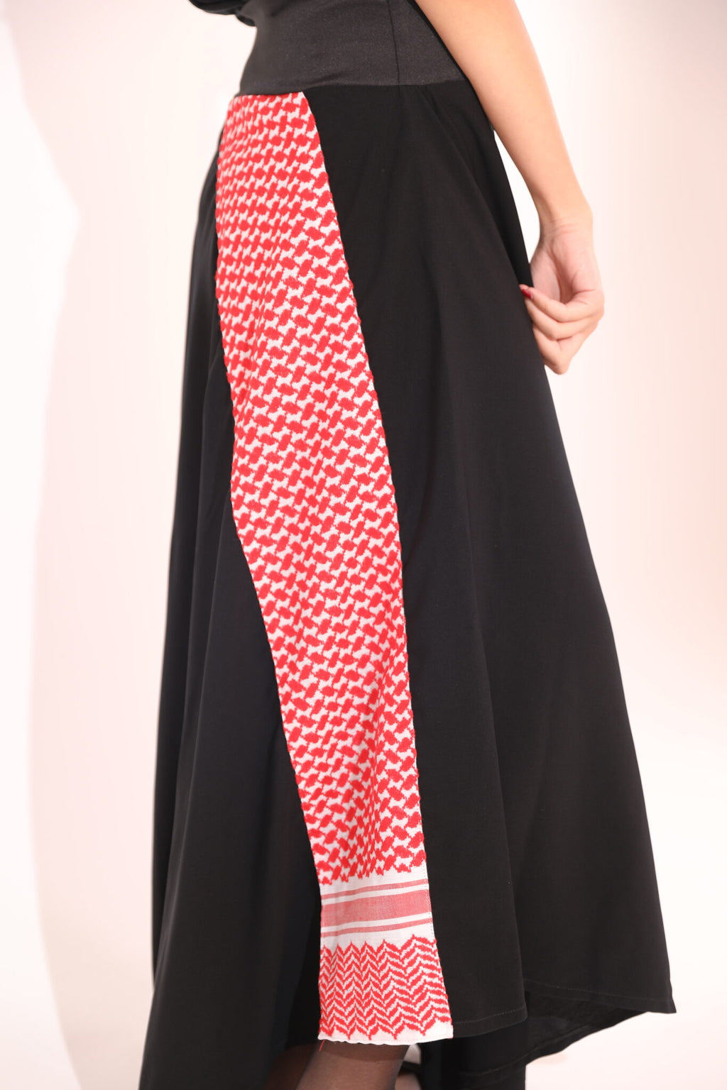 Diagonal Shemagh Skirt