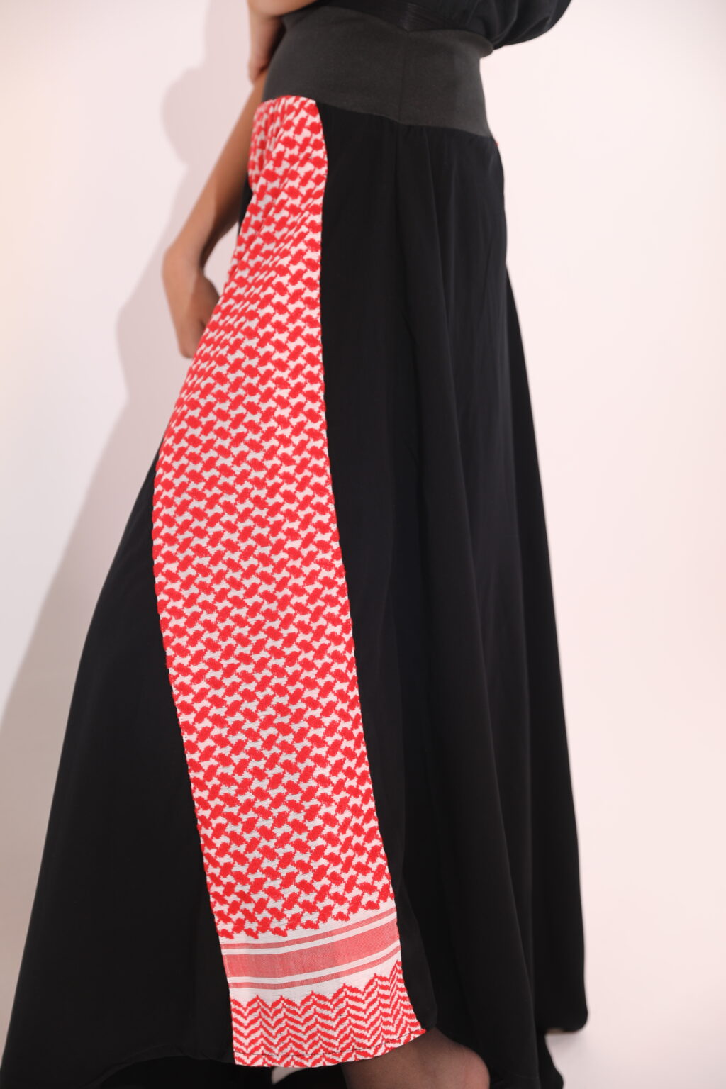 Diagonal Shemagh Skirt