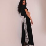 Diagonal Keffiyeh Skirt