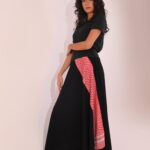 Diagonal Shemagh Skirt
